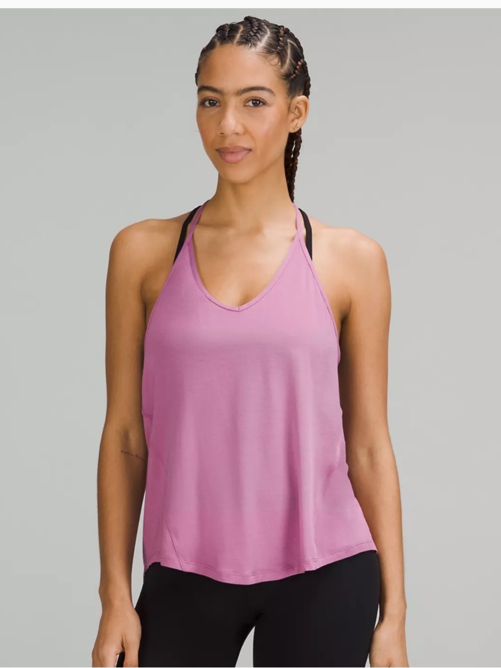 Lululemon Modal-Silk Yoga Tank Top sz 12